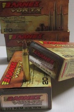 Barnes 223 Rem centre fire ammunition