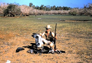 Ken Martyn shooting in the Territory