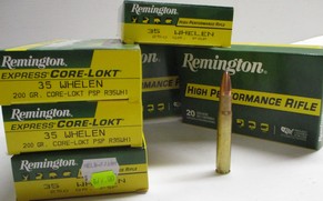 Remington 35 Whelan centre fire ammunition
