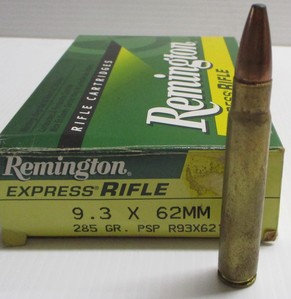 Remington 9.3x62 centre fire ammunition