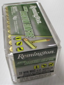 Remington Premier 22 Magnum rim fire ammunition