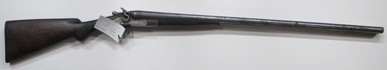 H Abraham & Co Field double barrel Hammer gun in 12 gauge