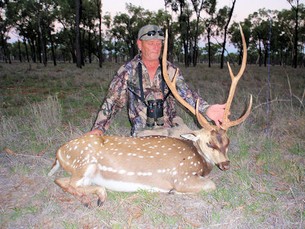 Barry Gell with a QLD Chital