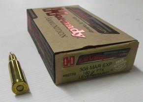 Hornady 308 Marlin Express factory ammunition