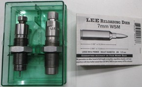 Lee 2 die set in 7mm Winchester Short Magnum