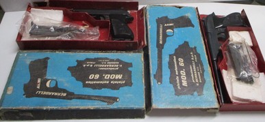 A pair of V. Bernardelli Model 60 Semi auto pistols in 22 Short with Consecutive serial numbers 1 and 2