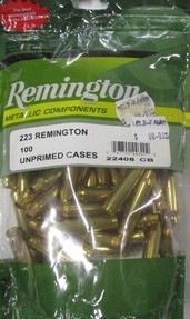 Remington 223REM unprimed cases