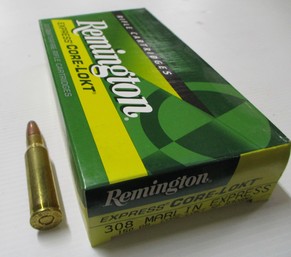 Remington 308 Marlin Express factory ammunition