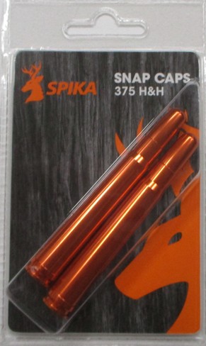 Spika Snap Caps in 375 H&H Magnum