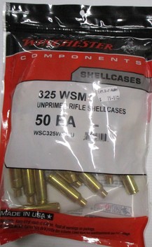 Winchester 325WSM Unprimed Cases