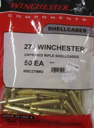 Winchester 270 Win unprimed cases