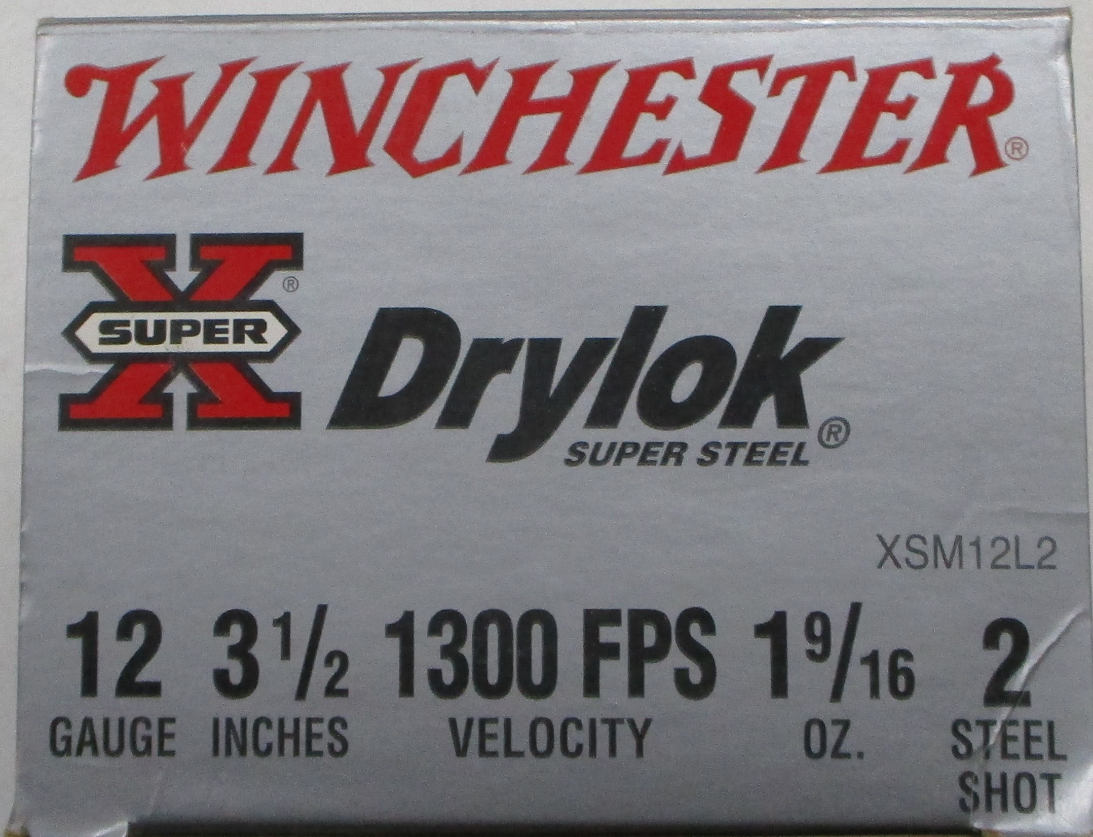 Winchester 12 Gauge Ammunition Drylok Super Steel Magnum