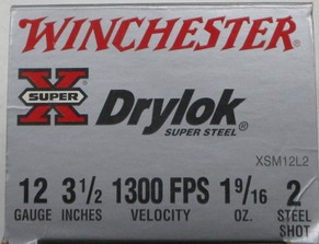 Winchester Drylok steel shotshells in 12 gauge
